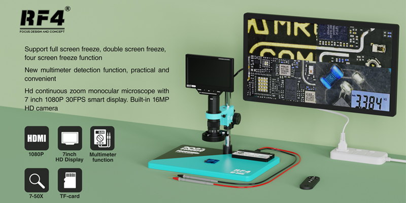 1080P 4K HDMI USB Industrial D - Simul-Focal Industrial Microscope 4K Hdmi review and price