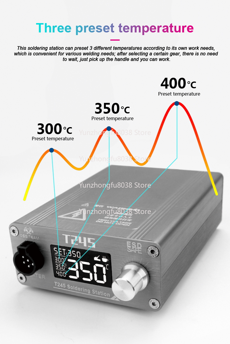 T245 Welding Station 130W 3s H - C245 Soldering Station 130W review and price