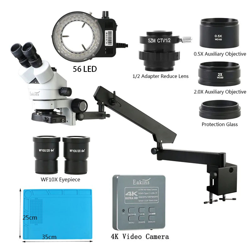 Simul Focal Industrial Trinocu - Simul-Focal Industrial Microscope 4K Hdmi review and price