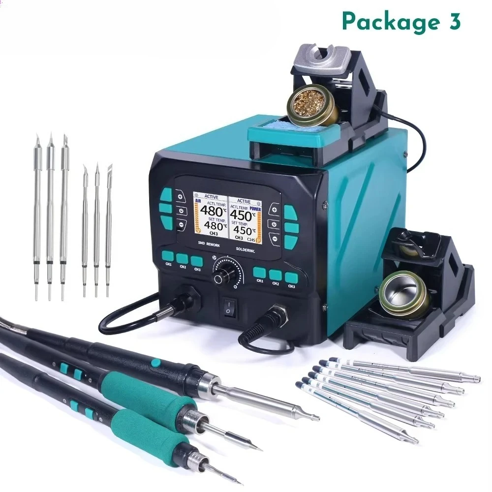 992D-II 2 In1 Tool Nano Hot Ai - C210 Precision Soldering Station review and price